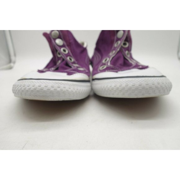 Puma Purple Canvas Casual Snappy Slip On Sneakers Shoes Women's 8.5 - Picture 8 of 11